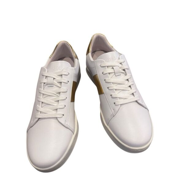 Joyasol paisley sneakers in gold/white 39 - Picture 3 of 9